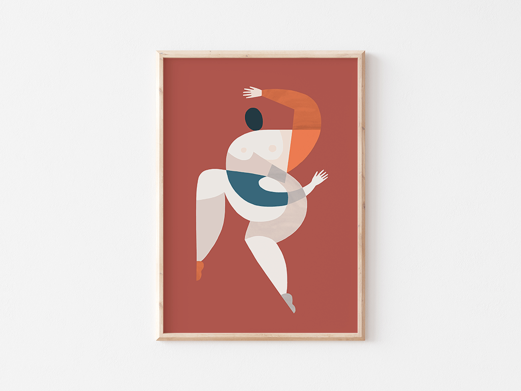 FEMME QUI DANSE by Noémie Cédille | DeCasa -海外アートポスター