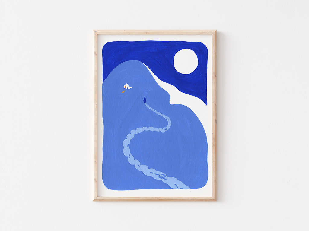 Pleine lune | 満月 by Mona Leu-Leu | DeCasa -ヨーロッパのアート