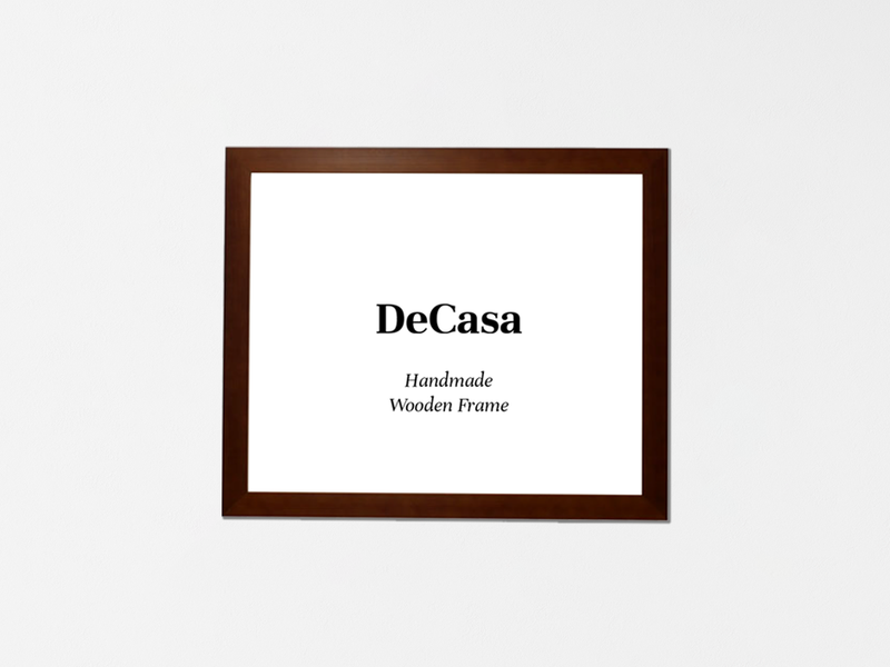 ダークブラウン | オーダーメイド太枠木製フレーム | DeCasa ダークブラウン | オーダーメイド太枠木製フレーム | DeCasa