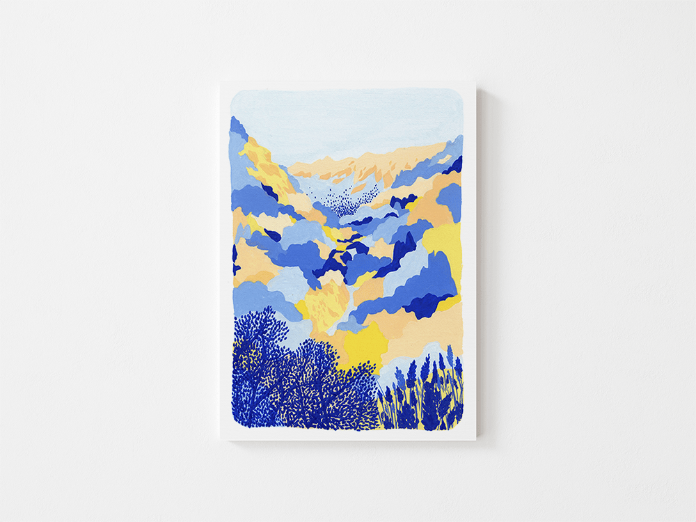 ART243　「リズム3(ラベンダー)」　チェコの銅版画　モダンアート ART243 「リズム3(ラベンダー)」 チェコの銅版画 モダンアート
