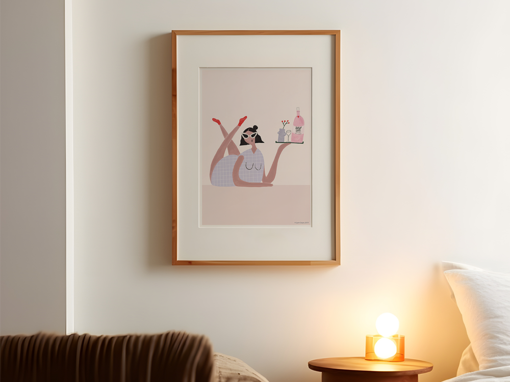 額装済/バロール社の女/シャローム サフェド/アート/ポスター/インテリア Poster - Sara Sampaio Sexy Woman Model Attractive Girl Poster Wall