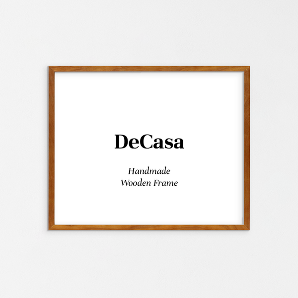 ナチュラル | ハンドメイド木製フレーム | DeCasa -ヨーロッパのアート