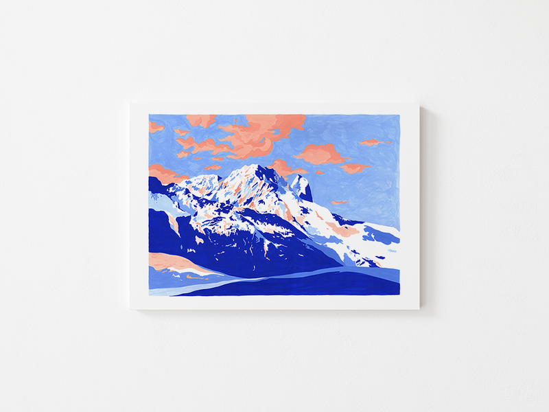 Aiguille Verte, sur la route du Mont Blanc | エギュイユ・ベルト山 Aiguille Verte, sur la route du Mont Blanc | エギュイユ・ベルト山