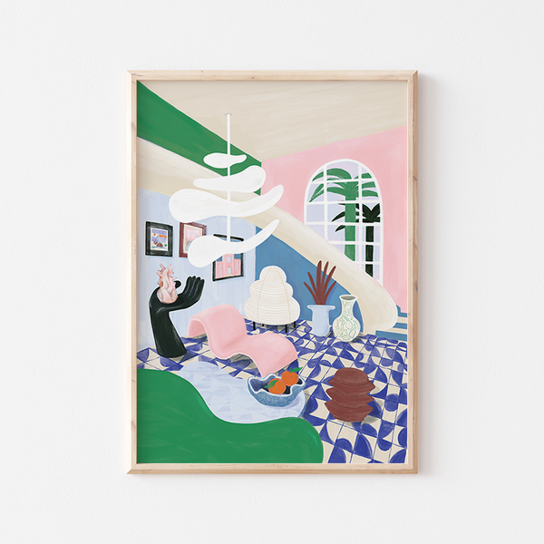 yl56 Dalla costa『カルロッタの部屋』美人画 イタリア 画家
